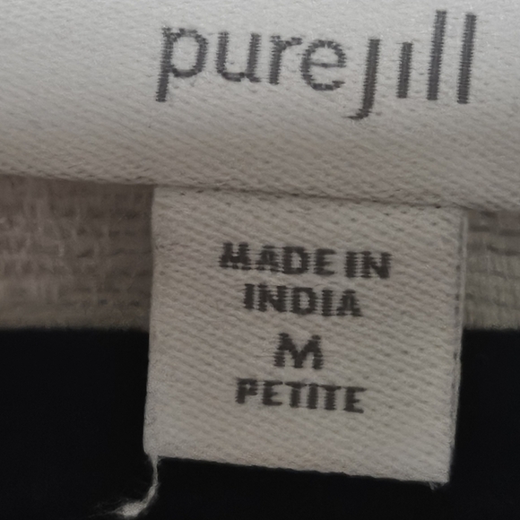 Pure Jill linen blend top size medium petite - Picture 12 of 12
